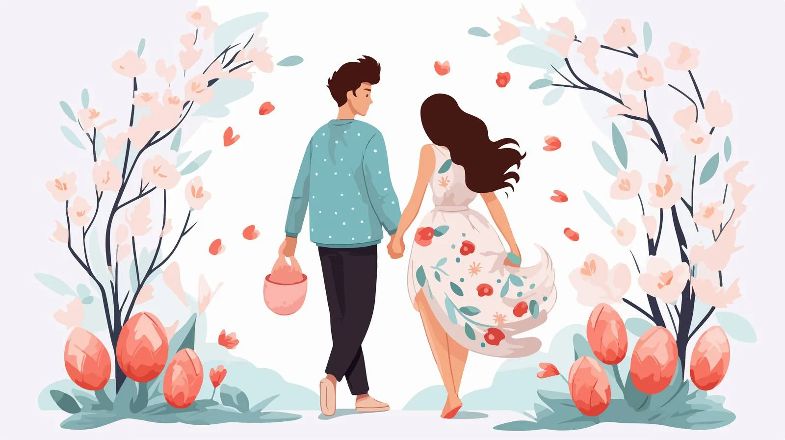 Easter Greeting Card Template with Letters — free download from Dotvec