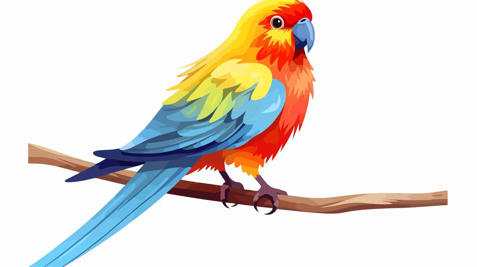 Vibrant Eastern Rosella Exotic Parrot Beauty — free download from Dotvec