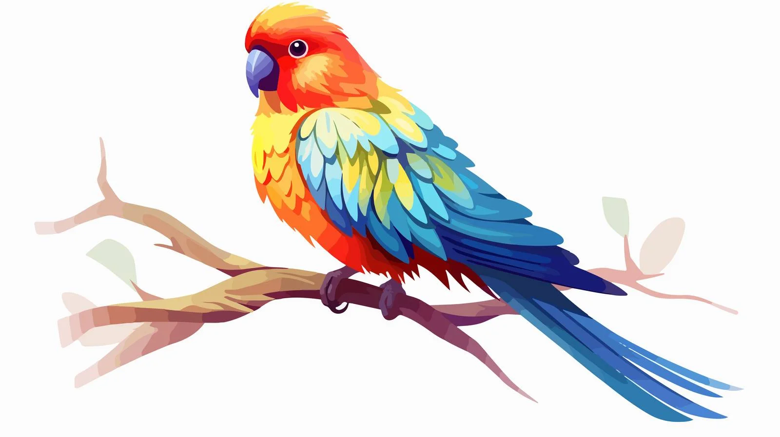 Vibrant Eastern Rosella Exotic Parrot Beauty — free download from Dotvec