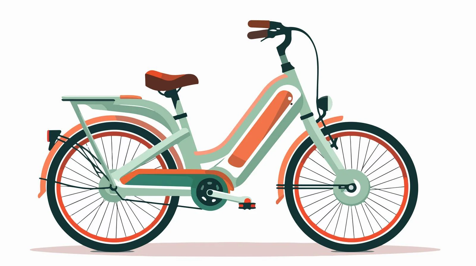 Sleek Electric Bike Profile View Design — free download from Dotvec