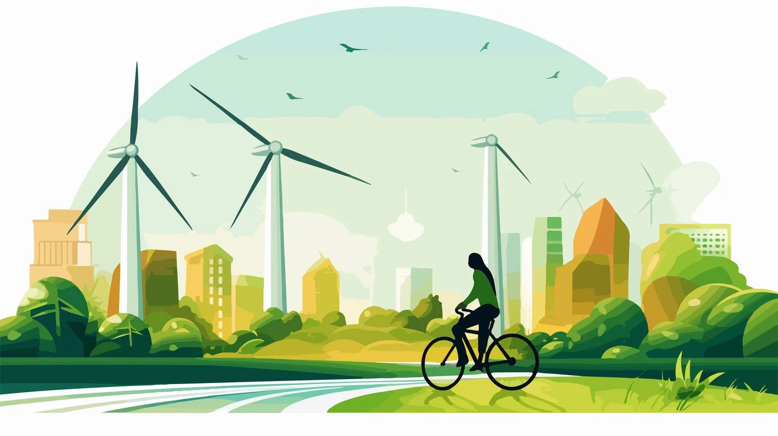Sustainable Lifestyle: Pedaling for Ecological Balance — free download from Dotvec