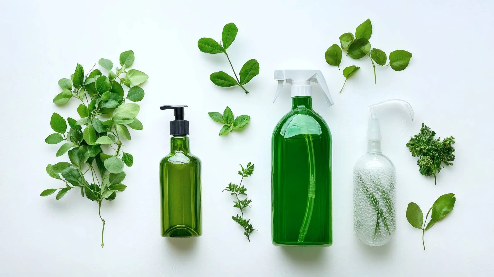 Eco-Friendly Cleaning Supply on White Background — free download from Dotvec