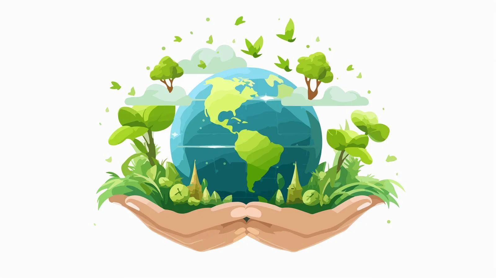 Sustainable Renewable Energy Solutions Concept — free download from Dotvec