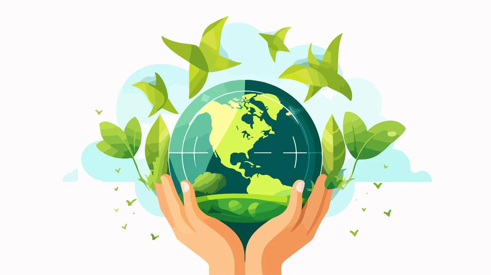 Sustainable Energy Ecology Concept for Eco-Friendly Solutions — free download from Dotvec