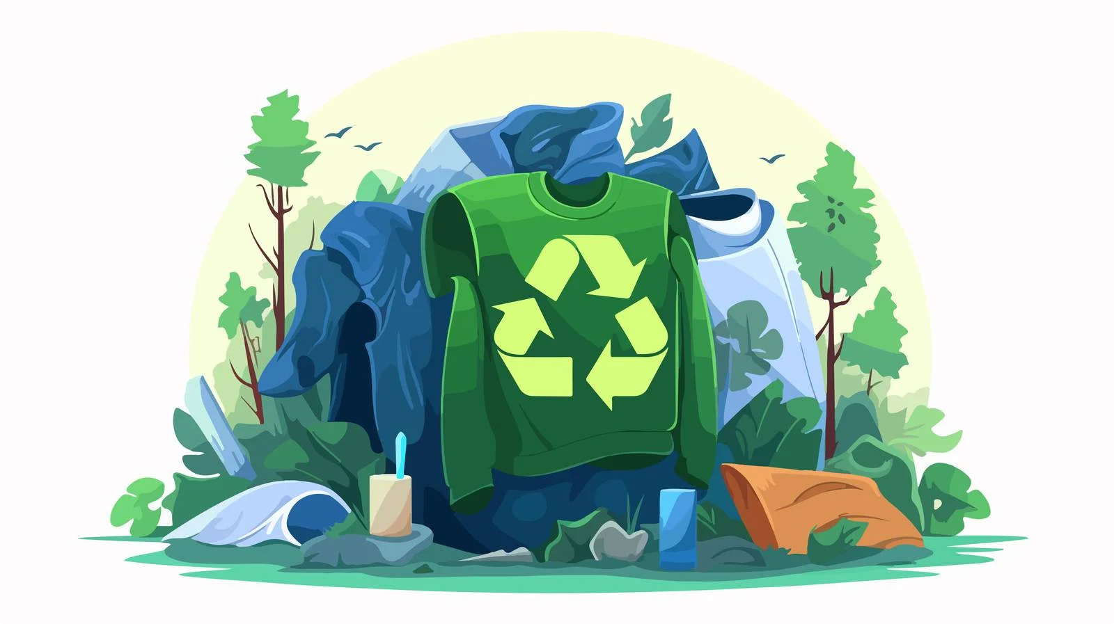 Sustainable Fashion: Recycling Donated Apparel Collection — free download from Dotvec