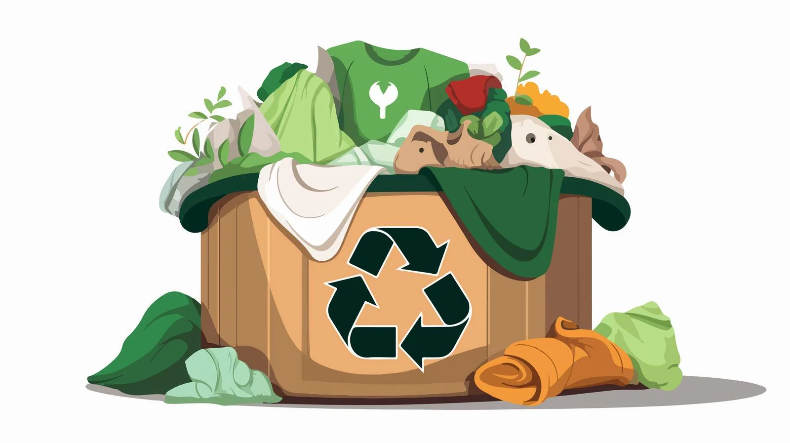 Eco-Friendly Donated Textile Clothing Collection — free download from Dotvec