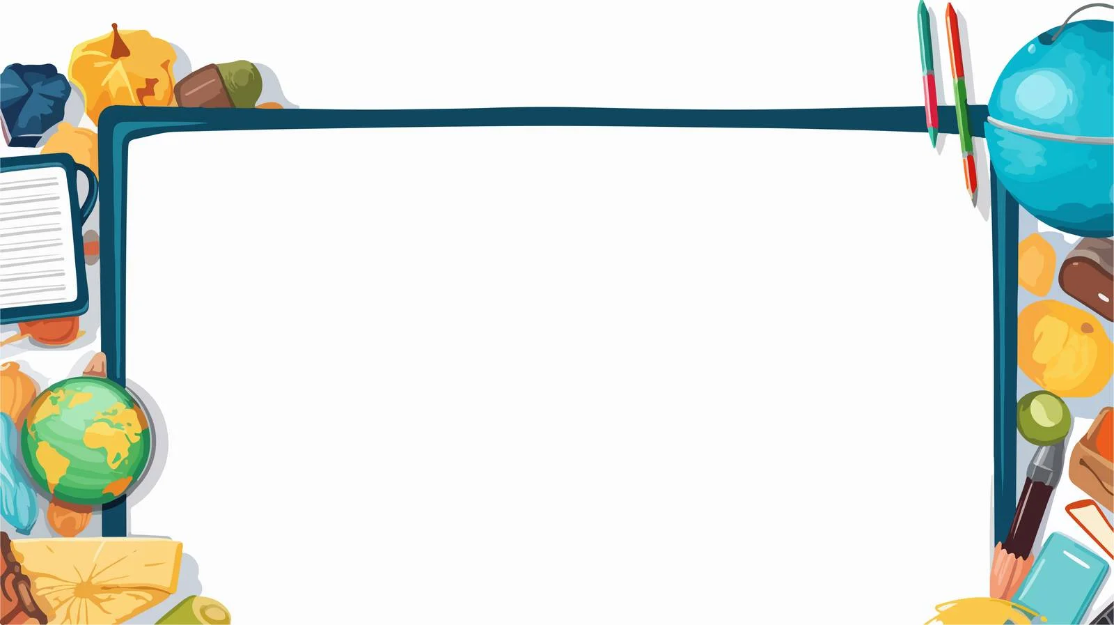 Education Office Stationery Framing Concept — free download from Dotvec