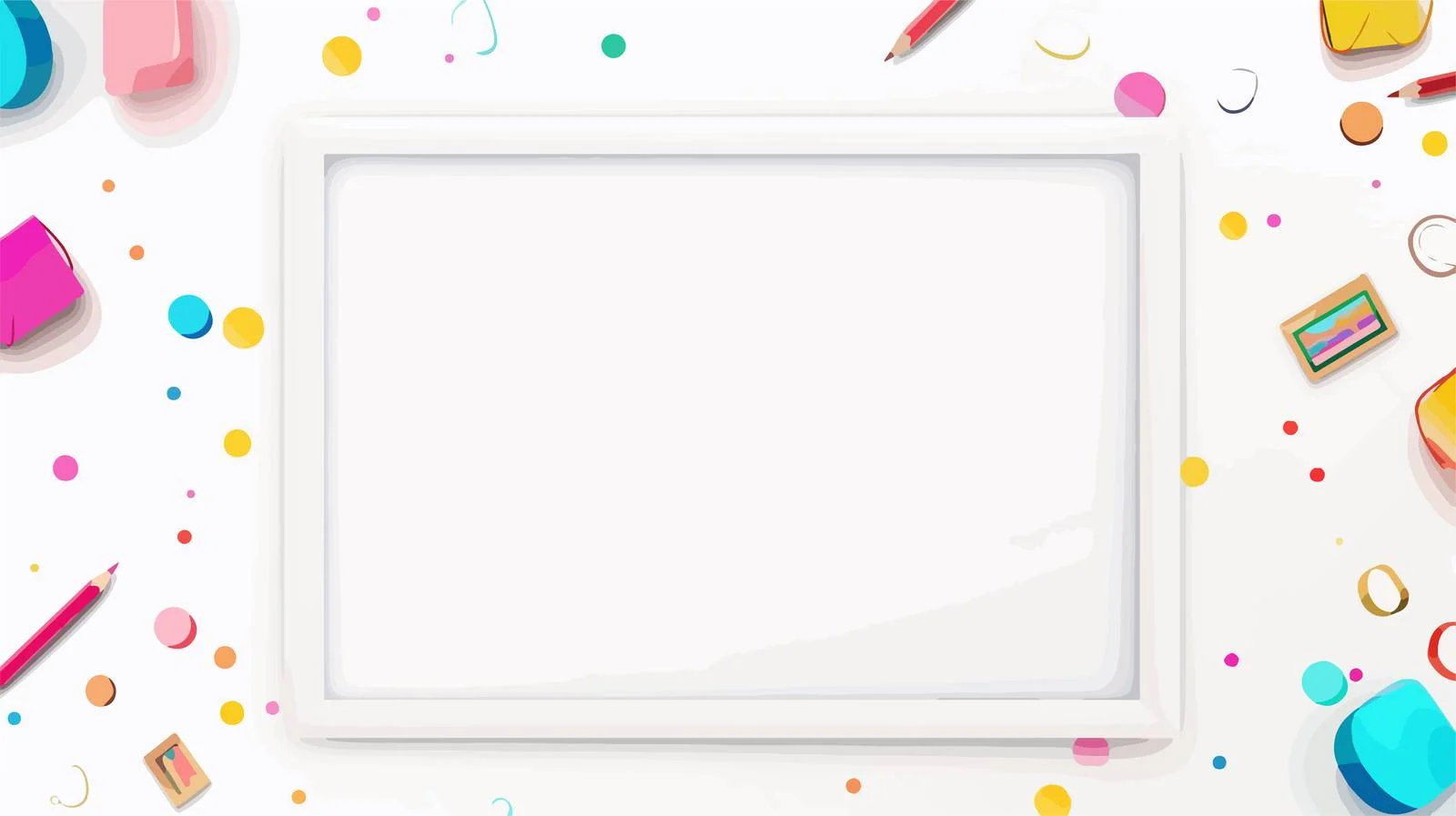 Office Stationery Concept Frame — free download from Dotvec