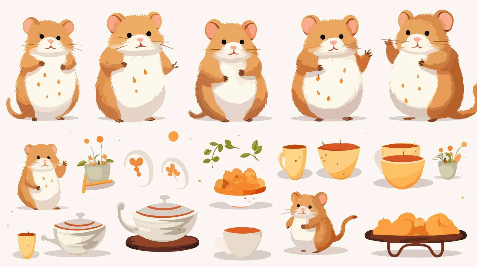 Interactive Hamster English Prepositions Learning — free download from Dotvec