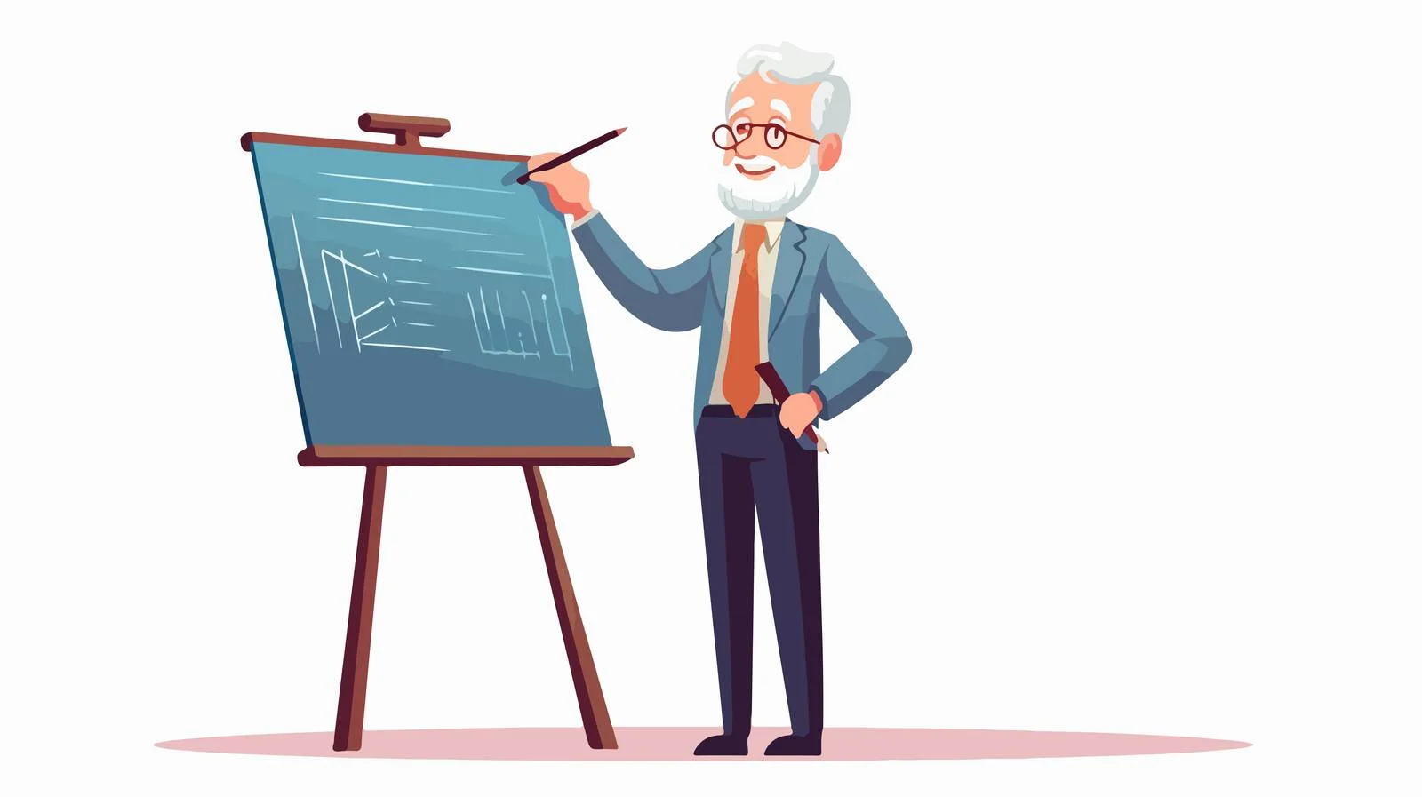 Experienced Senior University Professor Teaching Class — free download from Dotvec