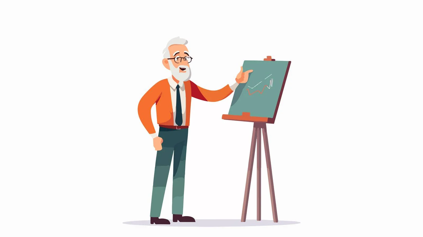 Experienced Elderly College Professor at University — free download from Dotvec