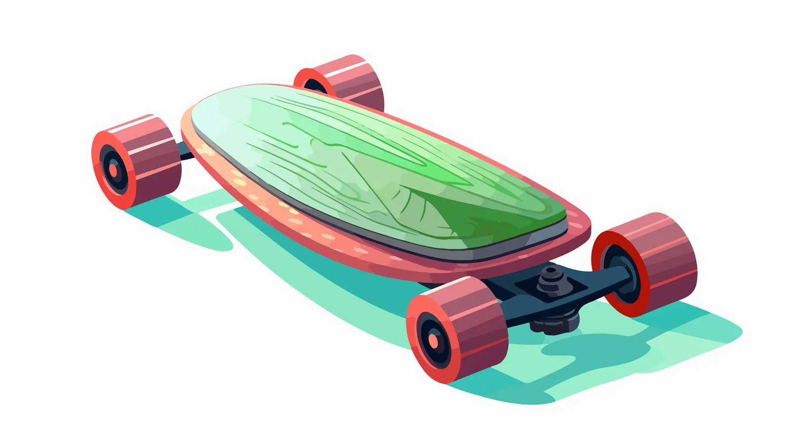 Eco-Friendly Electric Longboard Motor Skateboard Ride — free download from Dotvec