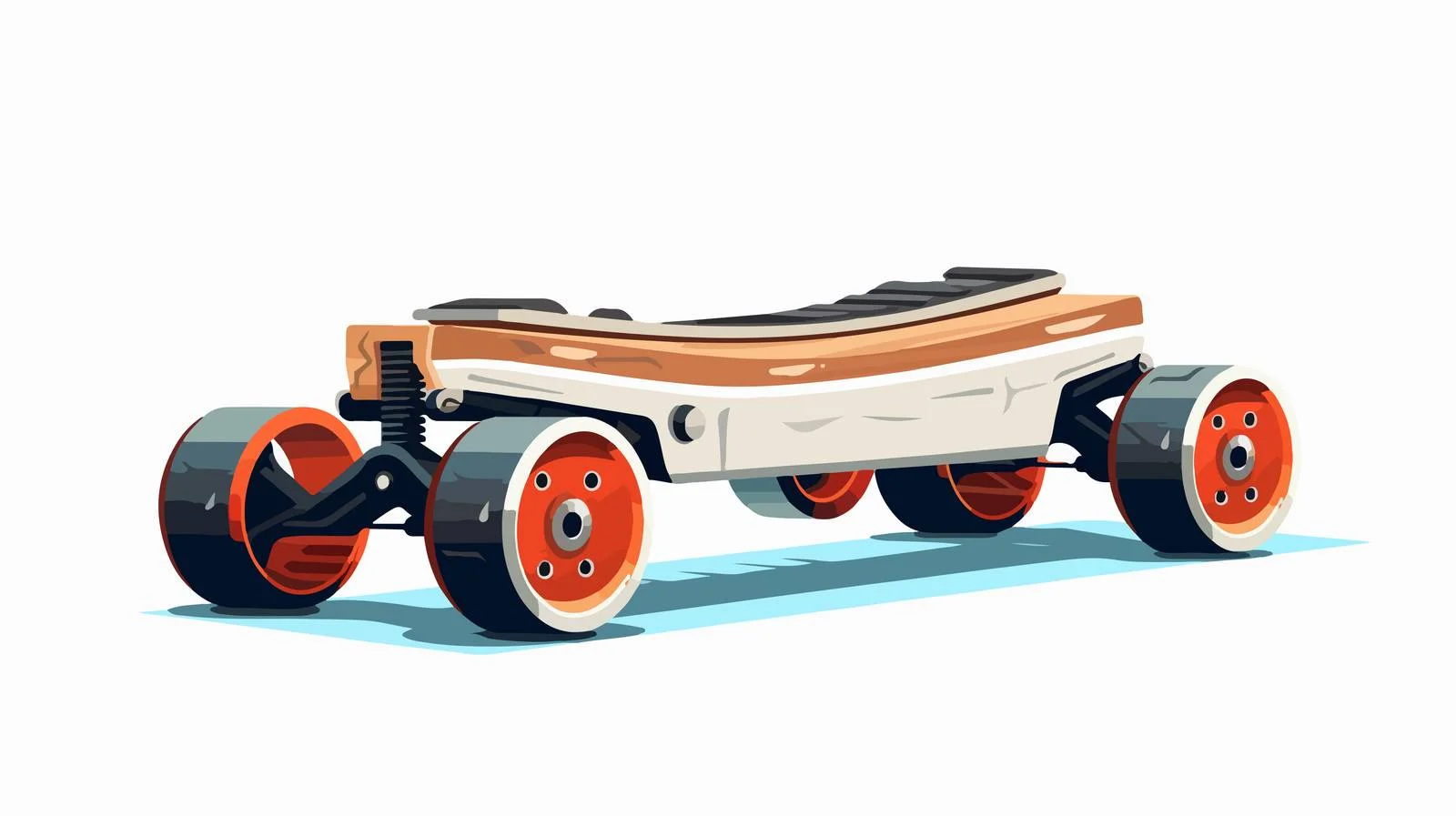 Eco-Friendly Electric Skateboard with Motor Drive — free download from Dotvec