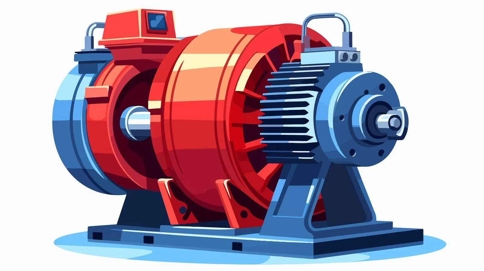Industrial Equipment Cartoon Illustration — free download from Dotvec