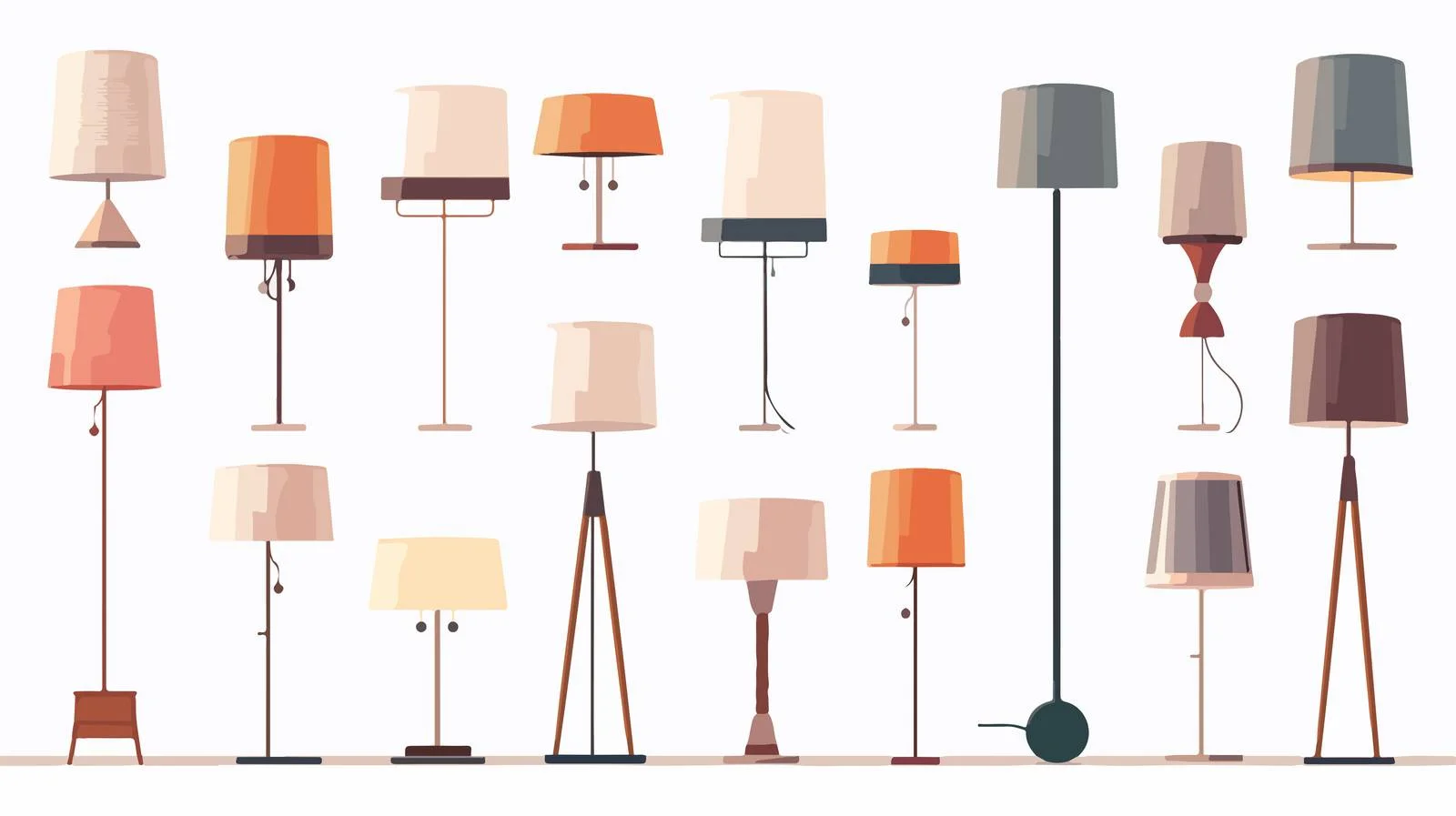 Elegant Electric Table Lamp with Lampshades — free download from Dotvec