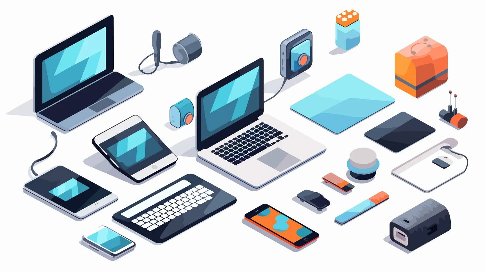 Modern Smartphone Technology Icons — free download from Dotvec