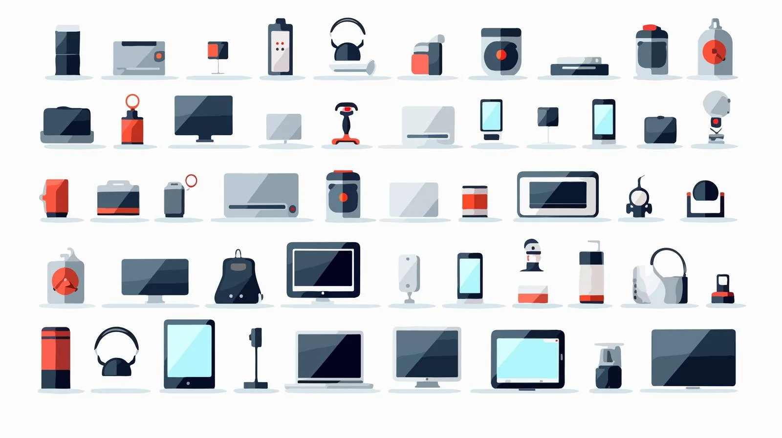 Smartphone Technology Icons — free download from Dotvec