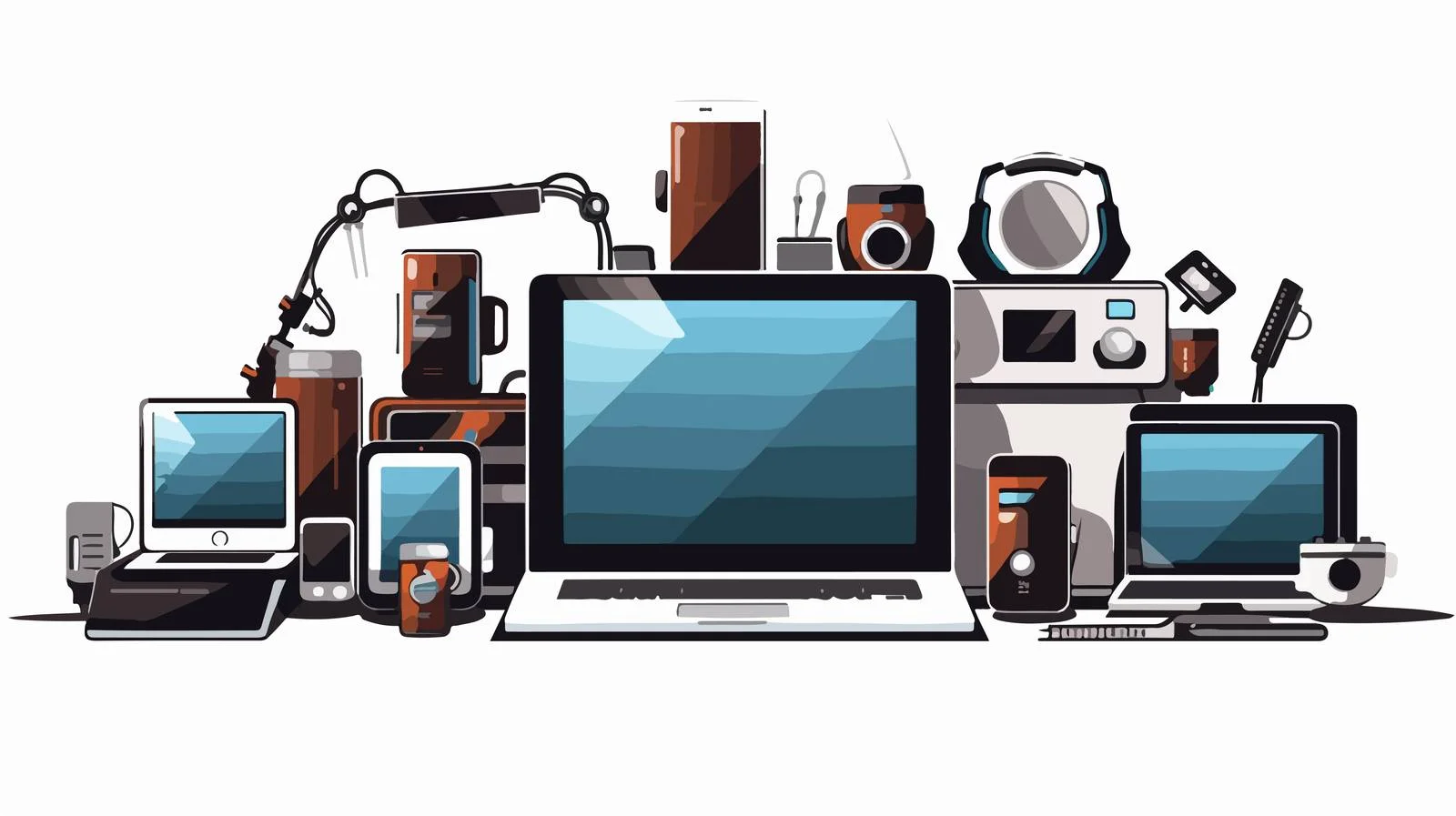 Modern Technology Smartphone Vector Model — free download from Dotvec