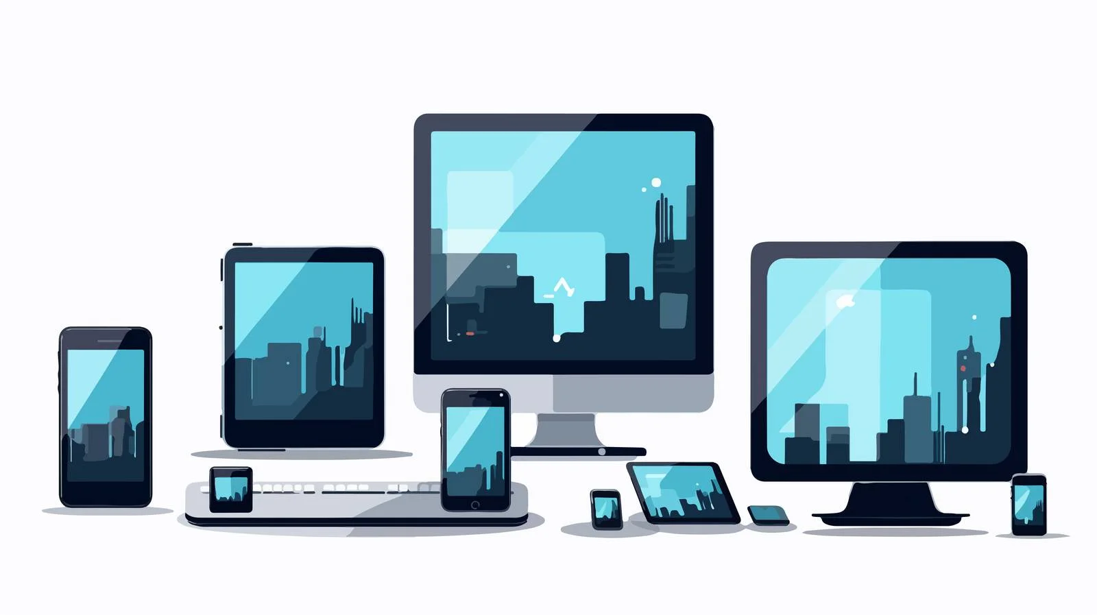 Modern Technology Smartphone Vector Model — free download from Dotvec