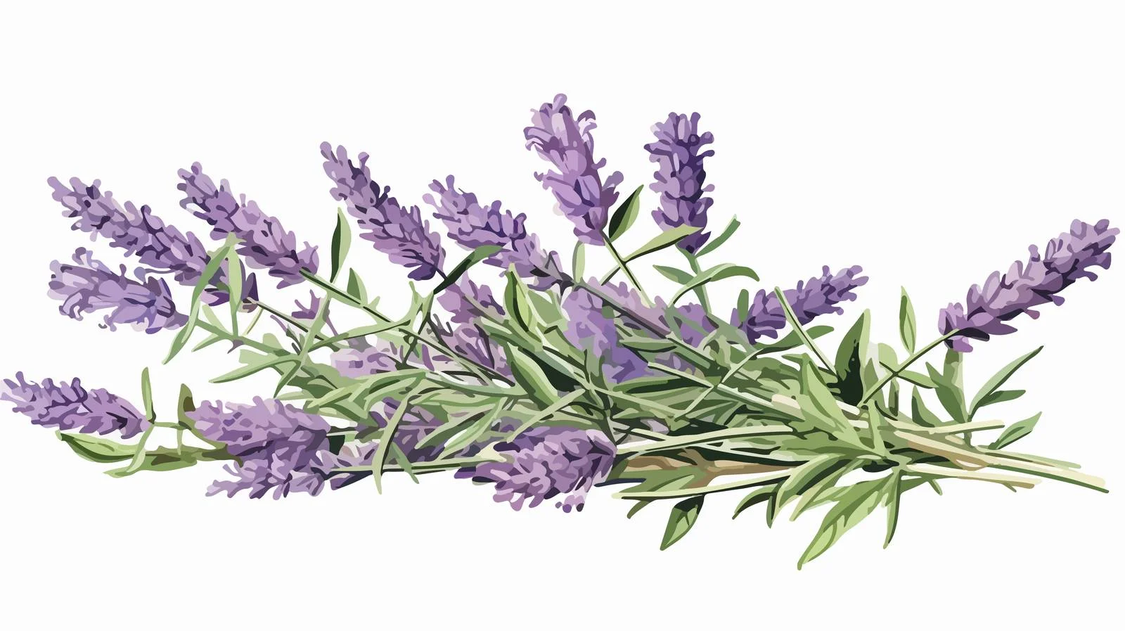 Detailed Lavender Floral Sketch on Gray — free download from Dotvec