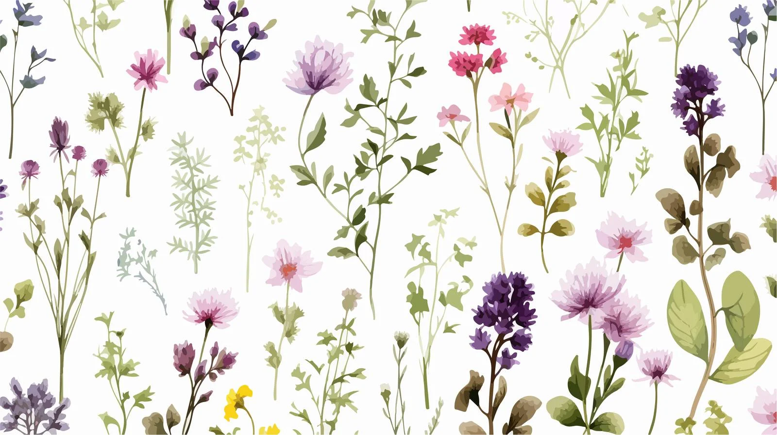 Exquisite Floral Seamless Design with Blooms — free download from Dotvec