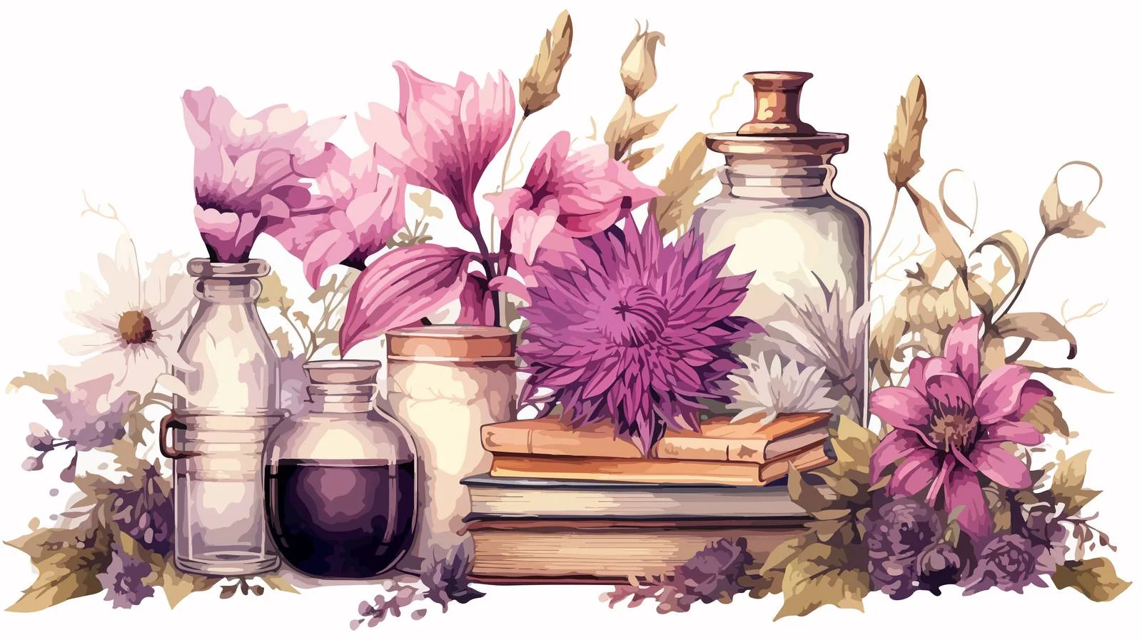 Luxurious Composition of Aroma Cosmetics and Fragrances — free download from Dotvec