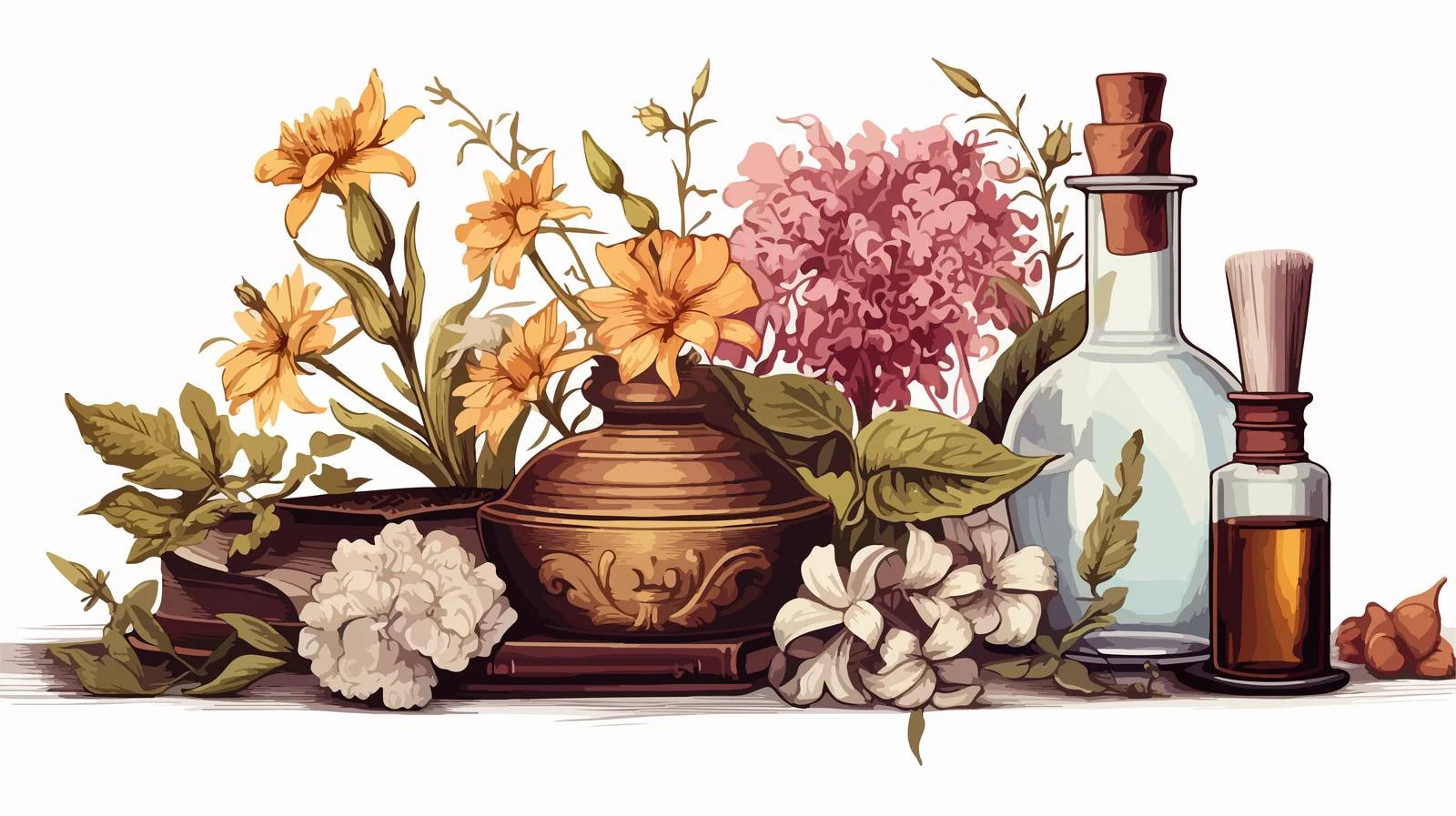 Luxurious Fragrance and Cosmetic Arrangement – free perfume image from Dotvec