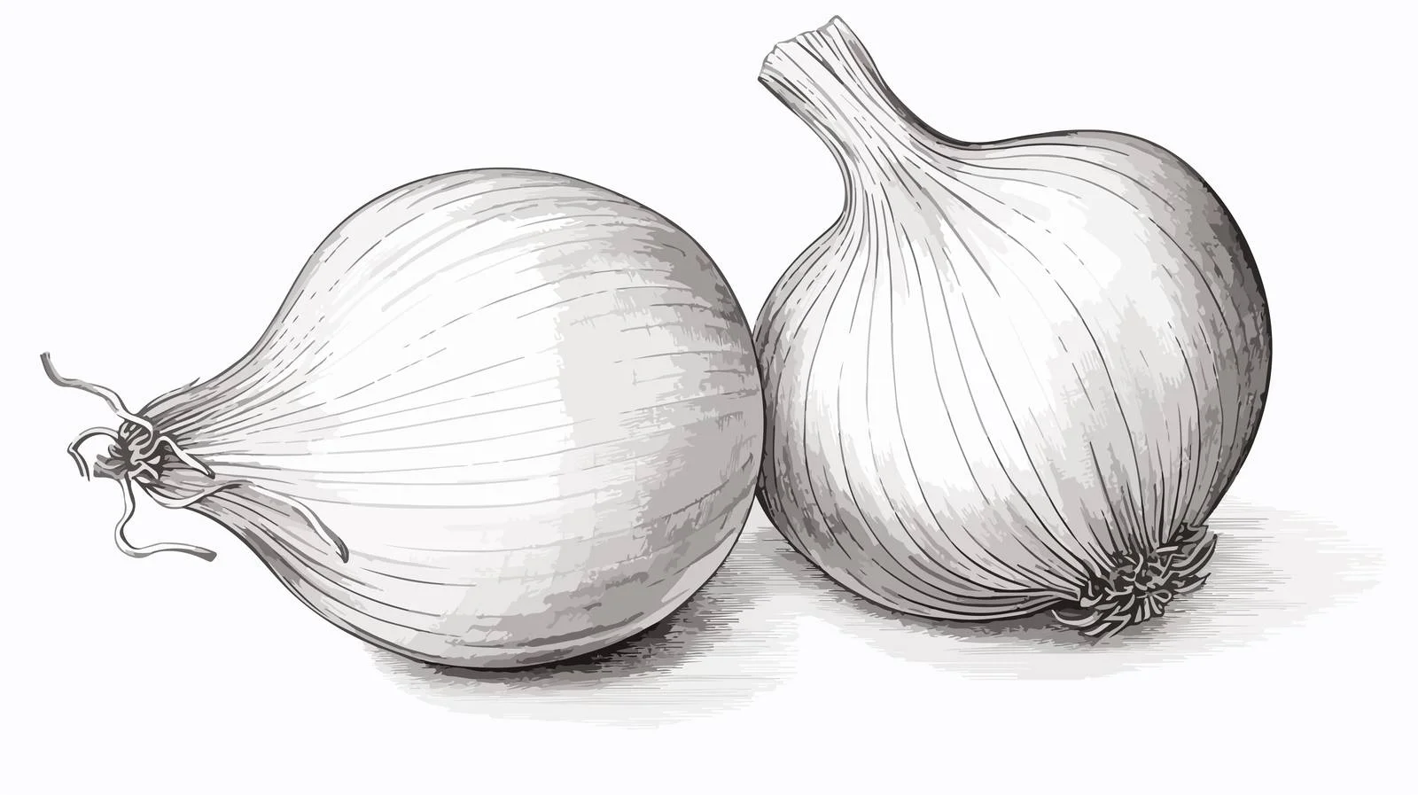 Detailed illustration of fresh onion bulb — free download from Dotvec