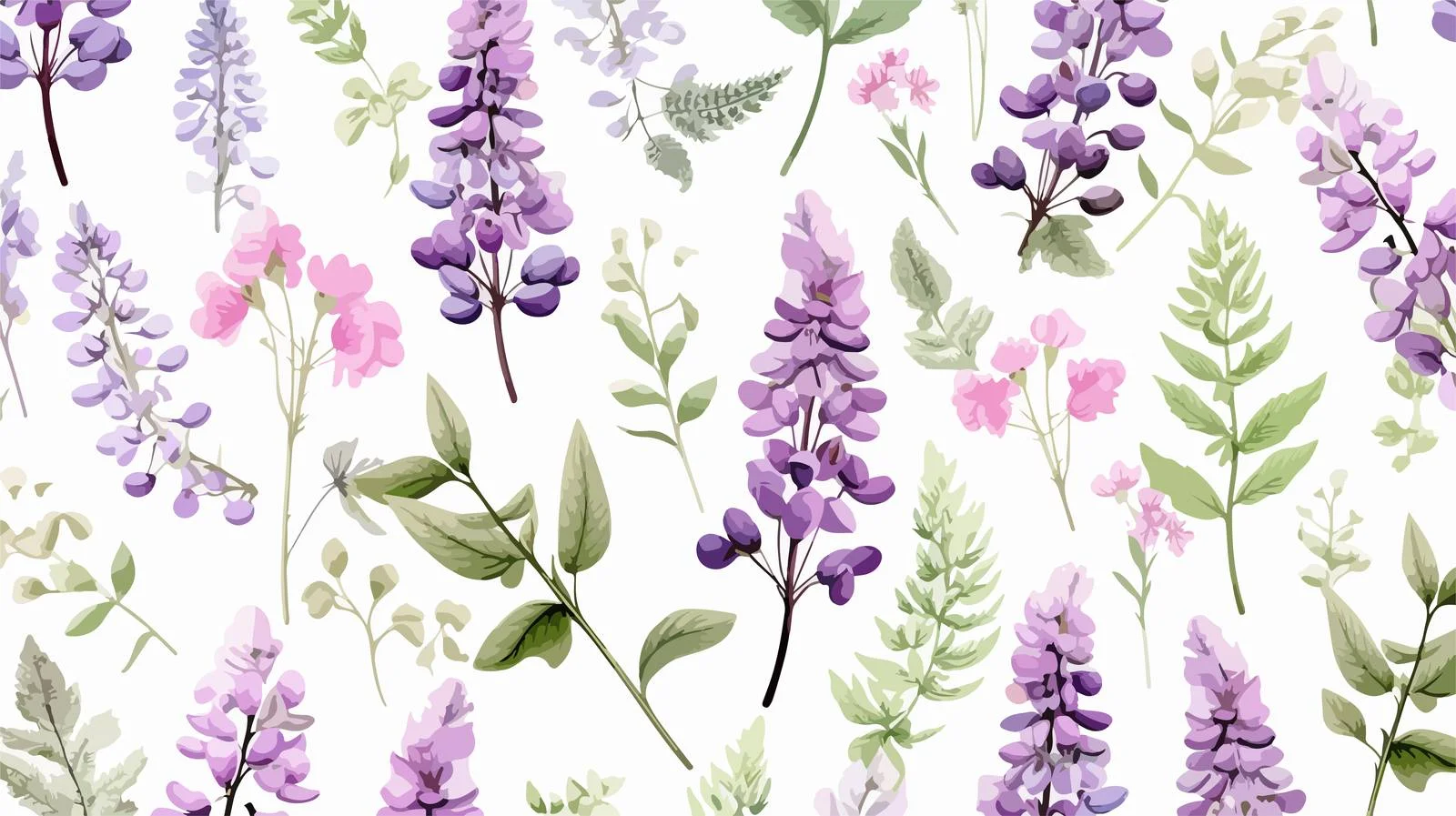 Sophisticated Floral Texture with Tufted Design — free download from Dotvec