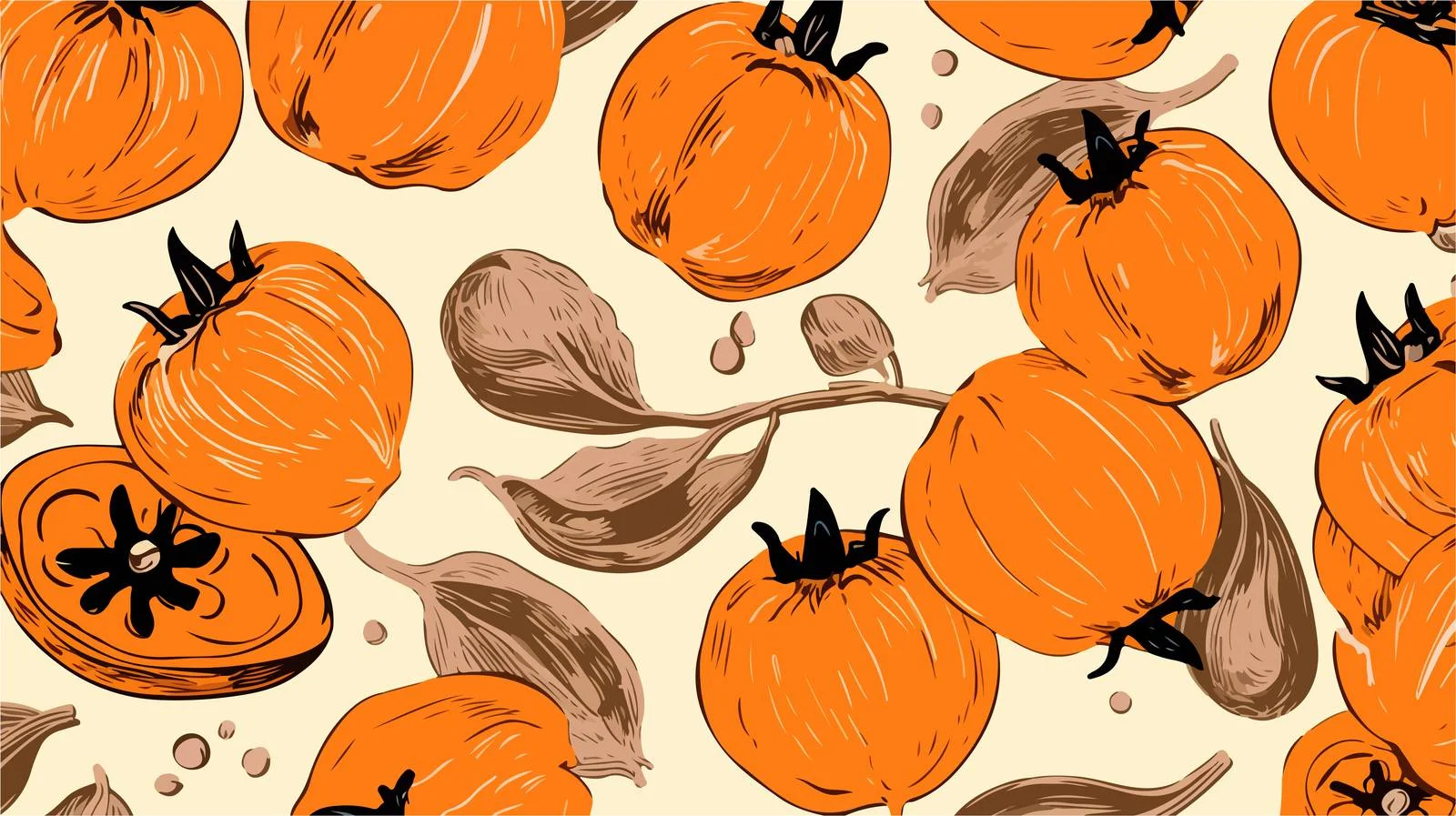 Luxurious Seamless Guarana Pattern Design — free download from Dotvec