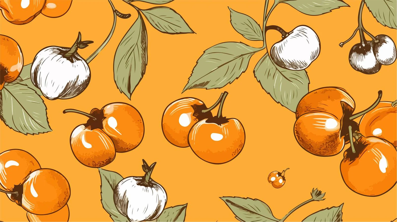 Sophisticated Organic Guarana Seamless Pattern — free download from Dotvec
