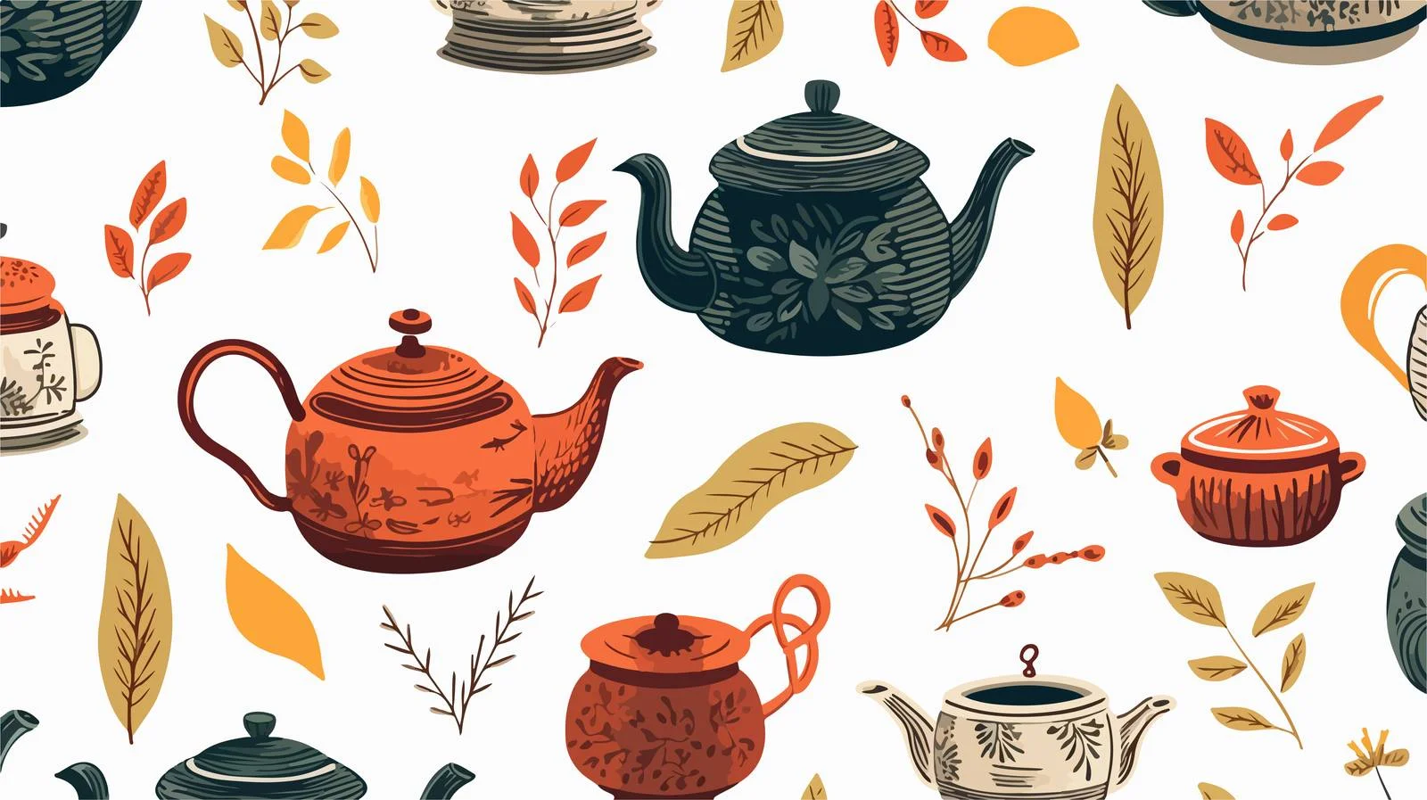 Sophisticated Hand-Drawn Traditional Seamless Design — free download from Dotvec