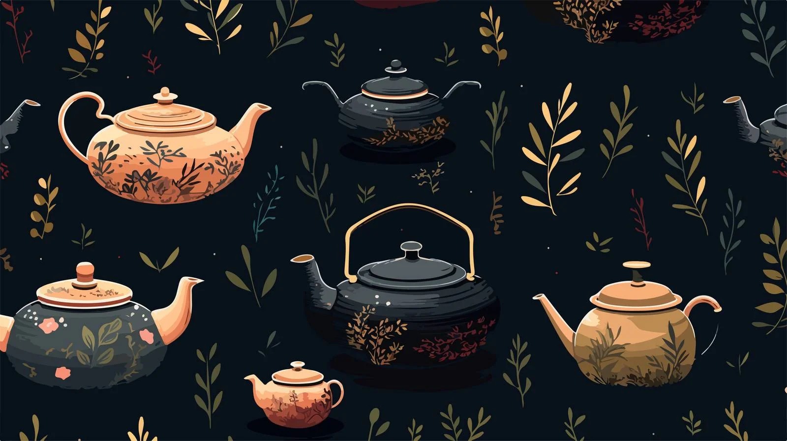 Sophisticated seamless hand-drawn design — free download from Dotvec