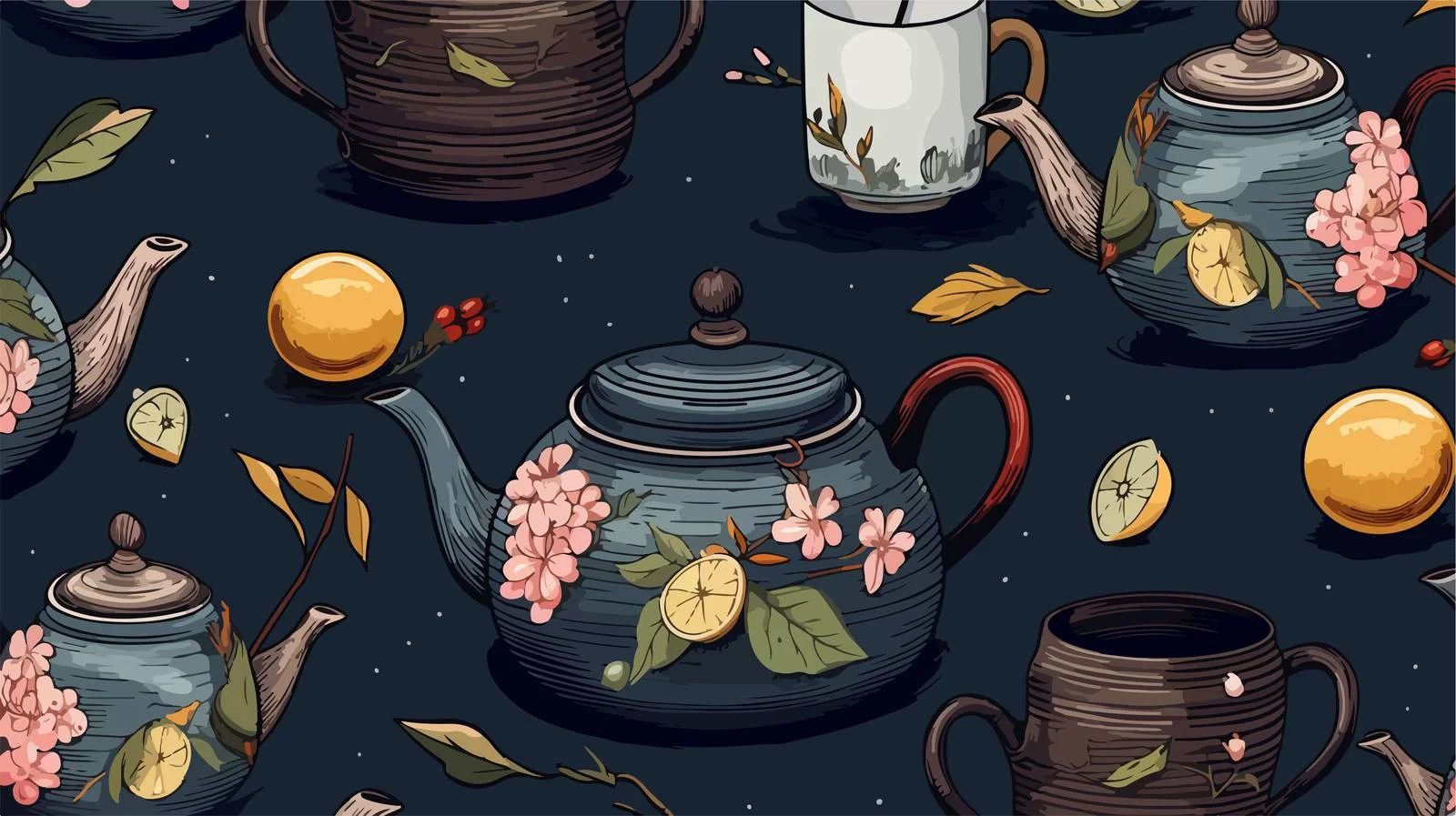 Sophisticated Hand-Drawn Seamless Traditional Pattern — free download from Dotvec