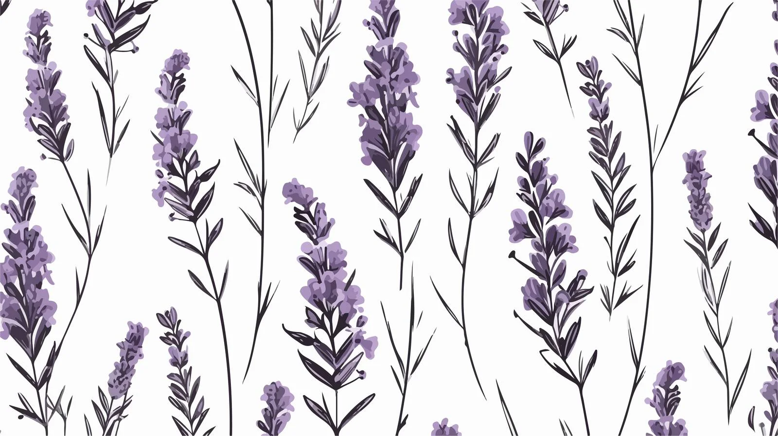 Intricate Lavender Floral Seamless Pattern Design — free download from Dotvec