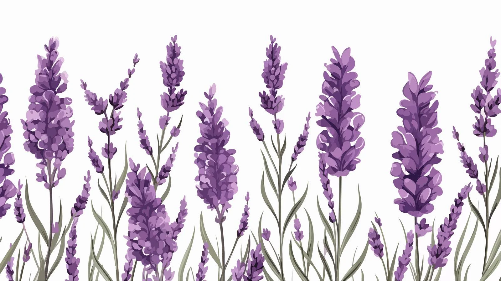Lavender Blossom Seamless Elegance Pattern — free download from Dotvec