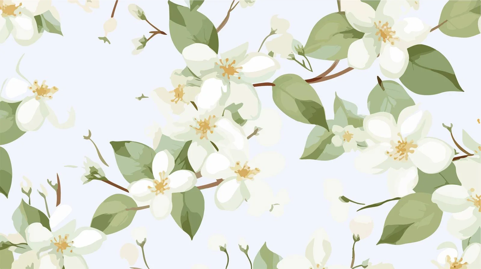 Sophisticated Delicate Floral Seamless Texture Design — free download from Dotvec