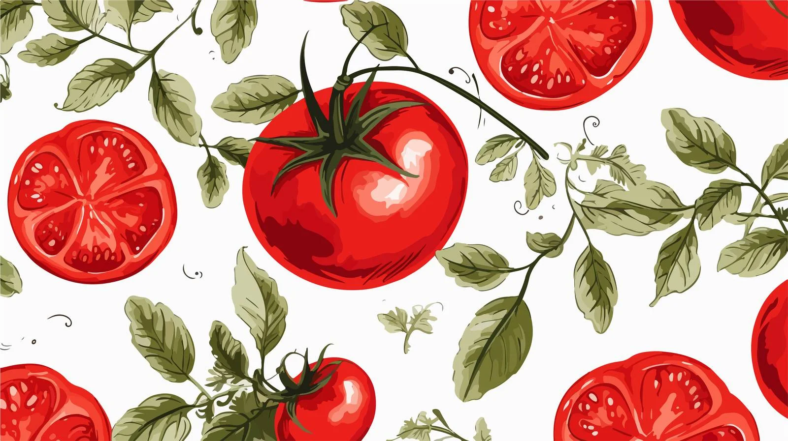 Elegant Red Fruit Seamless Pattern Design — free download from Dotvec