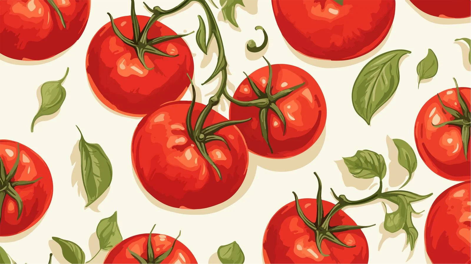 Sophisticated Red Fruit Seamless Pattern Design — free download from Dotvec