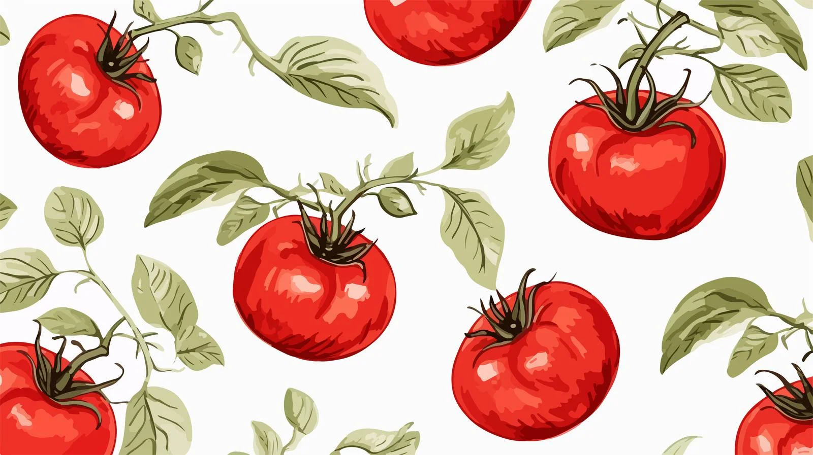 Sophisticated red fruit seamless pattern design — free download from Dotvec