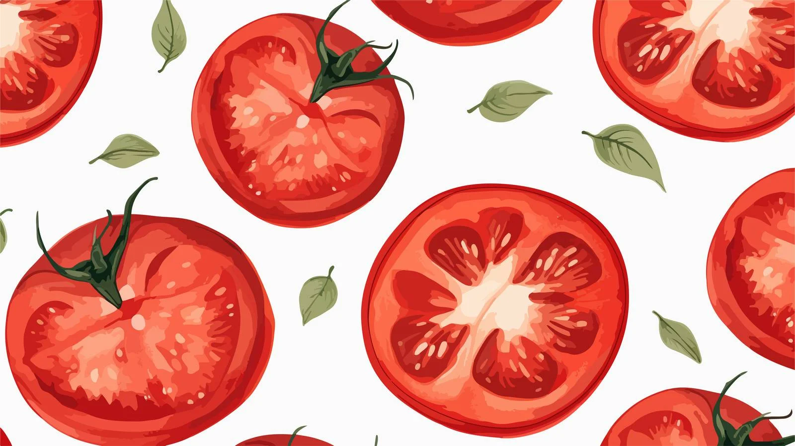 Exquisite seamless red fruit pattern design — free download from Dotvec