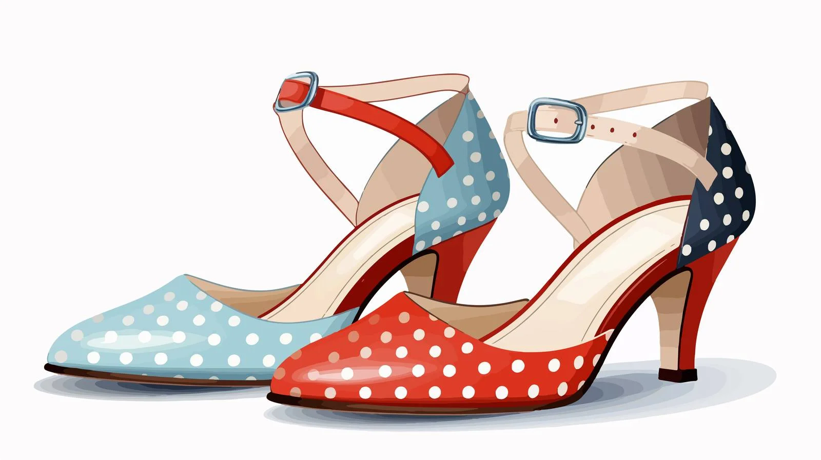 Chic Pointed-Toe Women's Sandals Ensemble — free download from Dotvec