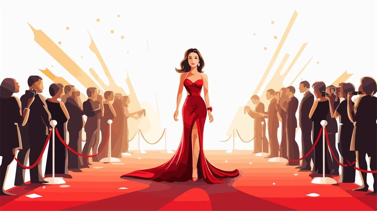 Sophisticated Young Actress Celebrity in Film — free download from Dotvec