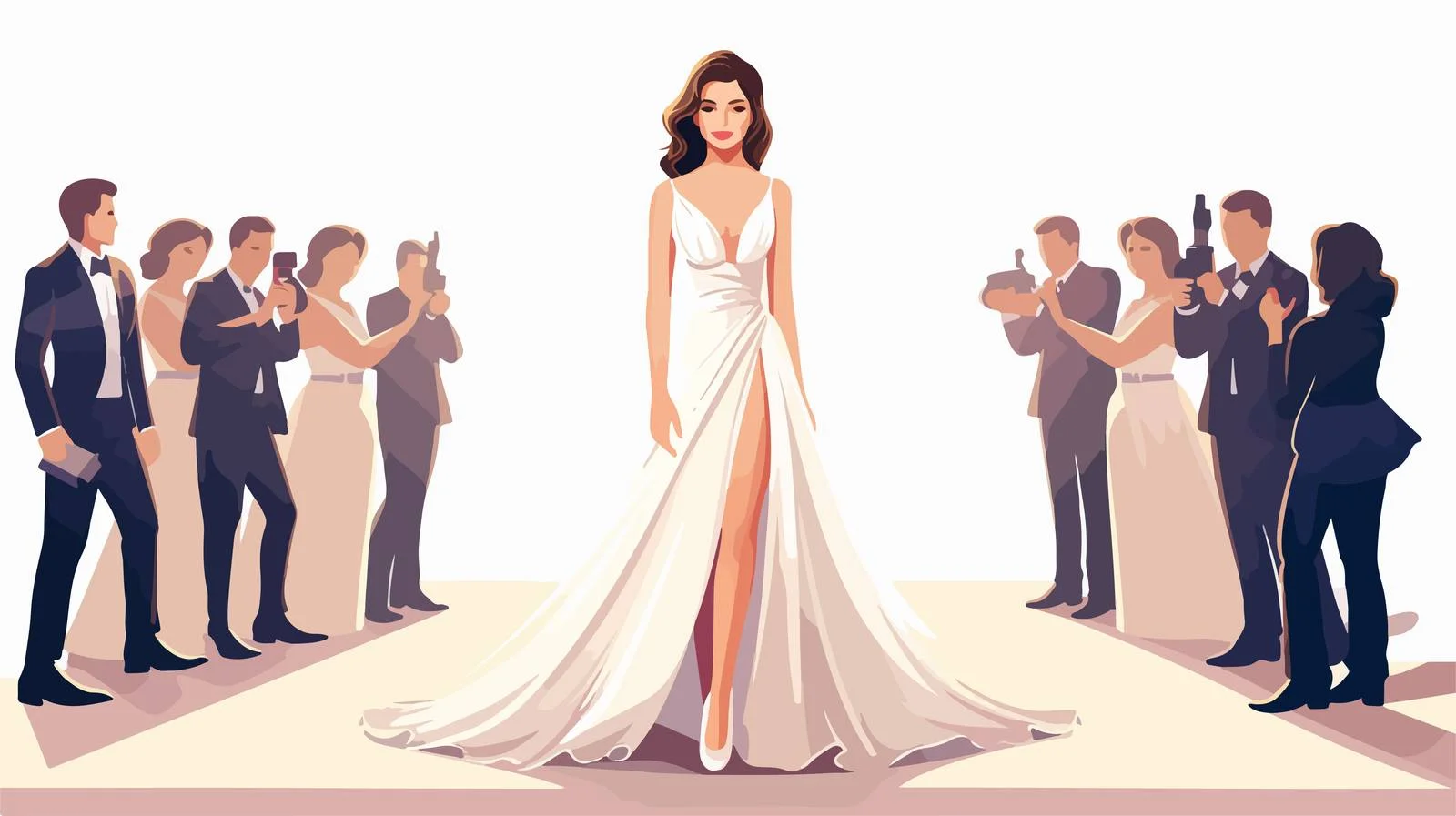 Graceful young actress in elegant movie scene — free download from Dotvec