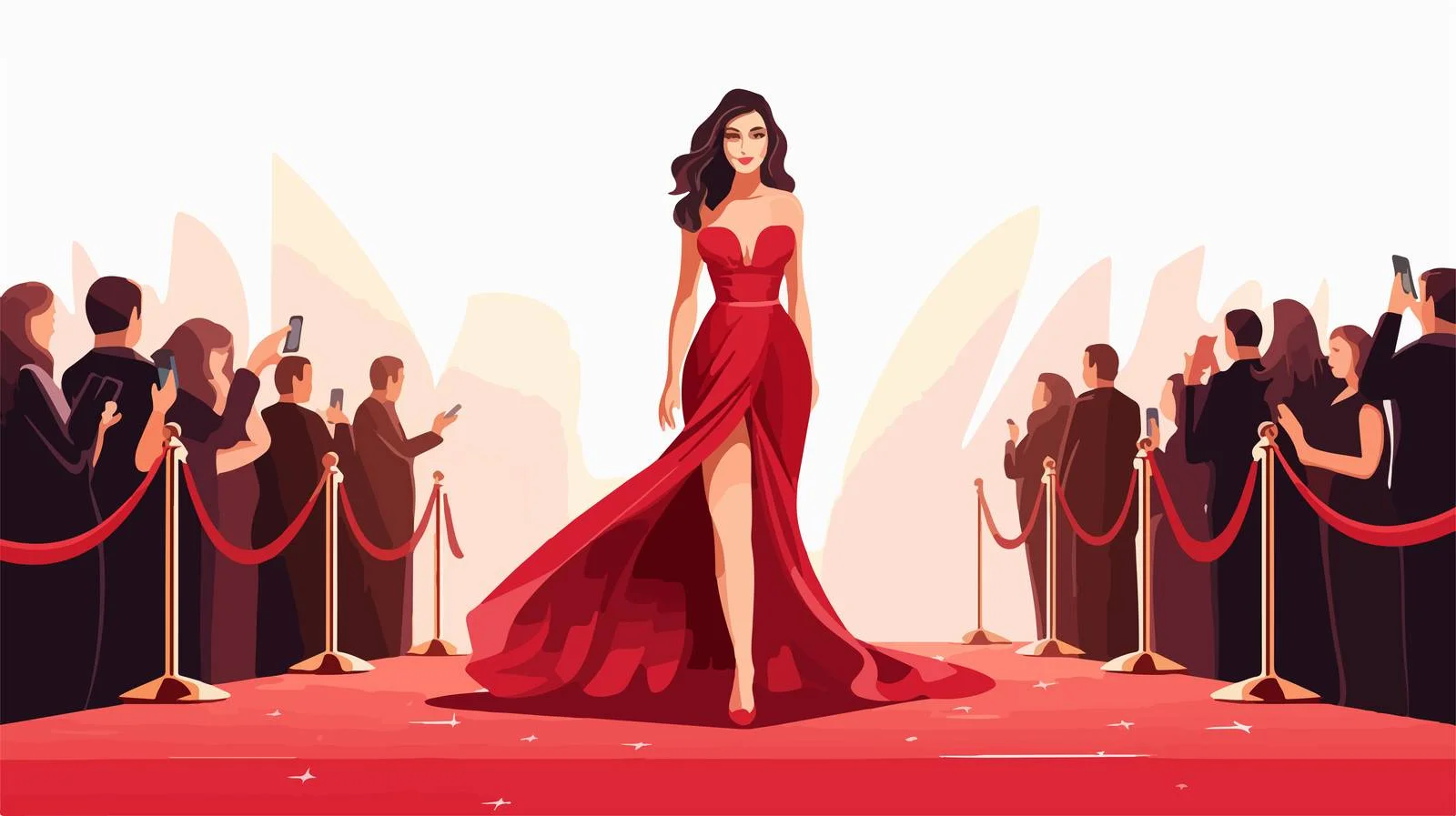 Glamorous young actress in celebrity film — free download from Dotvec