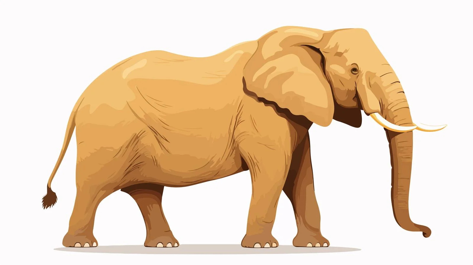 Majestic African Elephant: Enormous Strength — free download from Dotvec