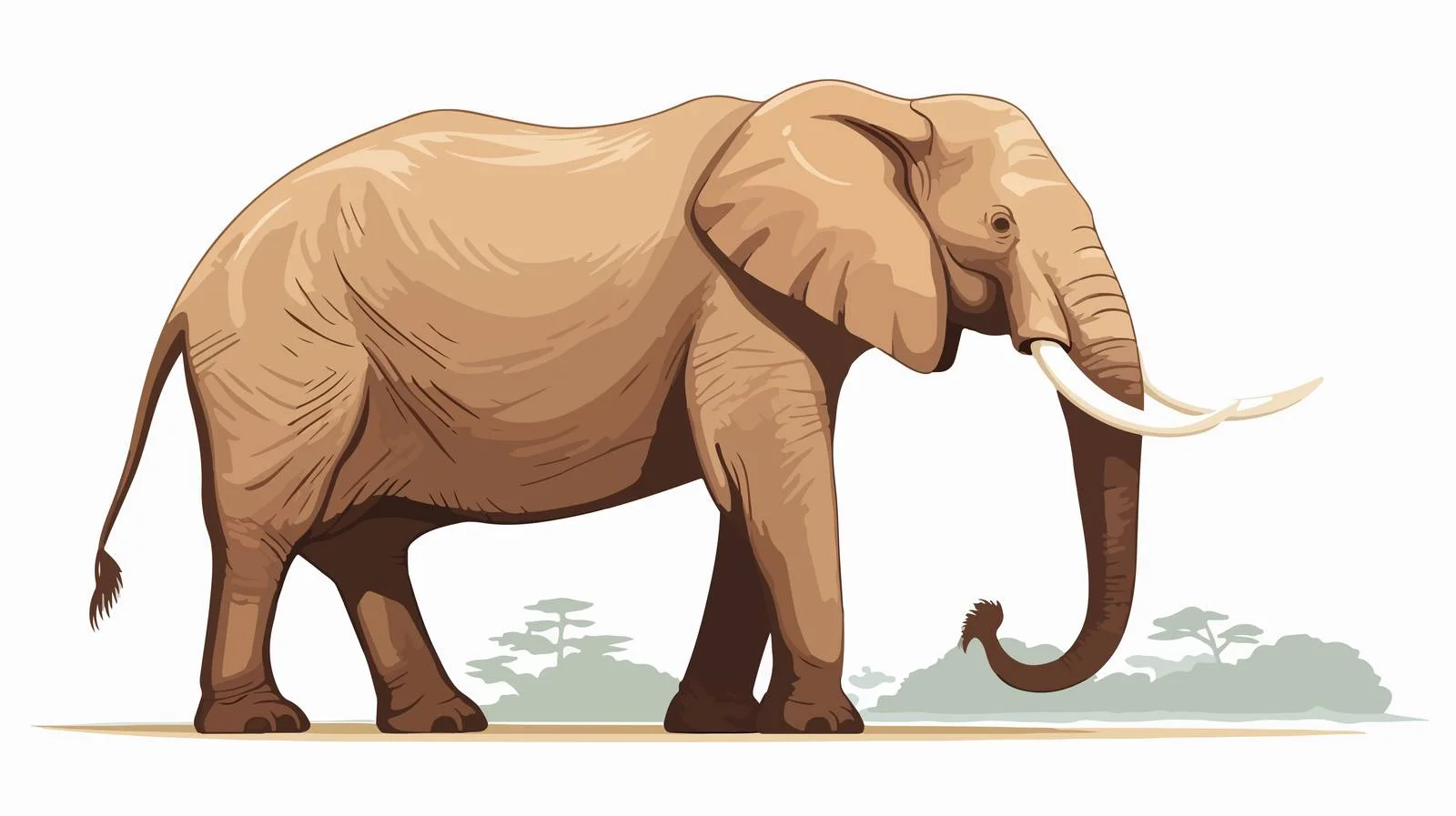 Majestic African Elephant, Symbol of Strength — free download from Dotvec