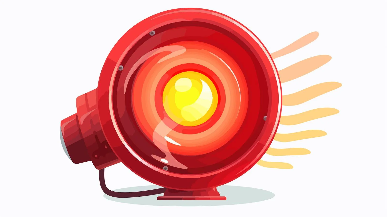 Emergency Siren & Hazard Light Icon — free download from Dotvec