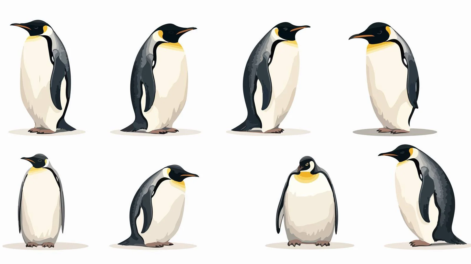 Majestic Emperor Penguins of the Antarctic — free download from Dotvec