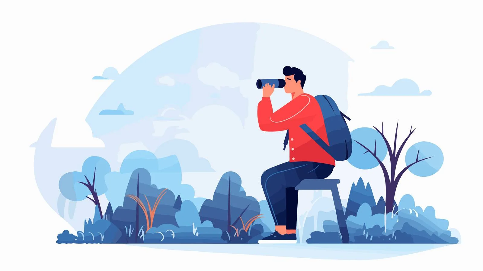 Job Seeker Scanning Job Listings Online — free download from Dotvec